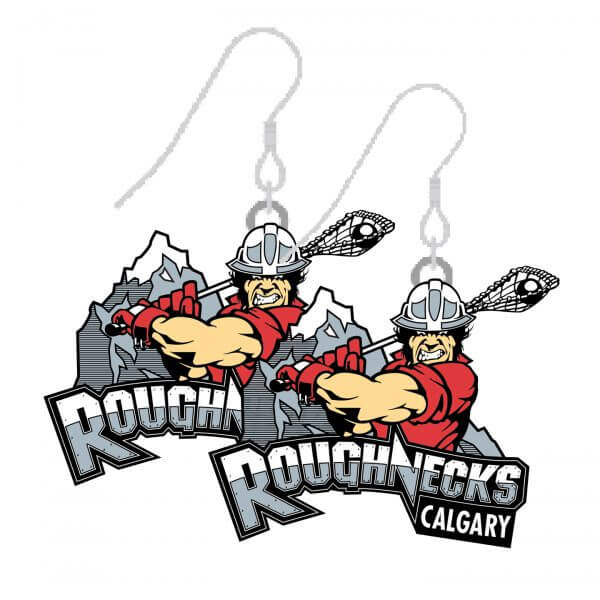 Calgary Roughnecks Earrings