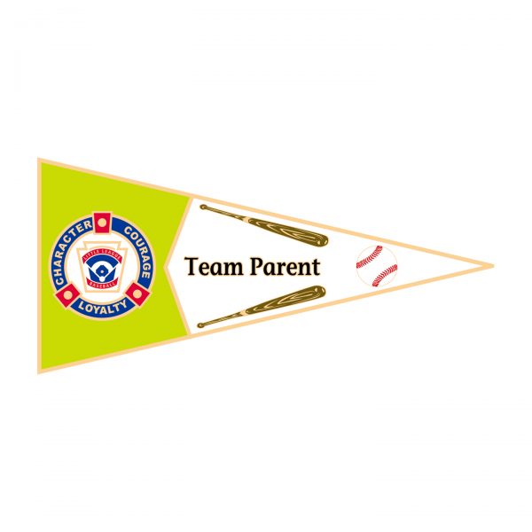 Little League Pennant Pin Team Parent