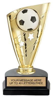 Soccer Banner Trophy w/3D Sport Ball