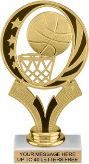 Basketball Midnight Star Theme Trophy