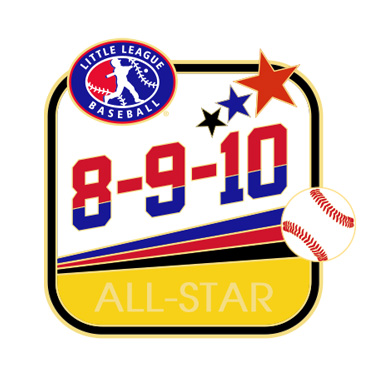 Baseball 8-9-10 All-Star Pin