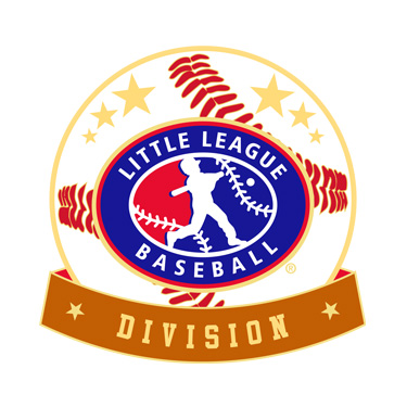 Baseball Little League Division Pin