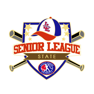 Baseball Senior League State Pin