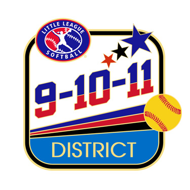 Softball 9-10-11 District Pin